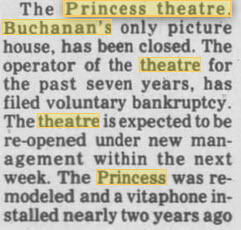 Hollywood Theatre - 27 Oct 1982 50 Year Retrospective Article (newer photo)